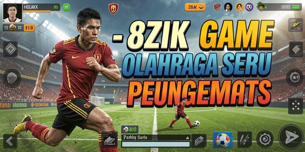 Tampilan utama gameplay 8ZK yang seru dan kompetitif.