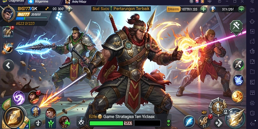 Tampilan gameplay <strong>BIG777</strong> yang menegangkan dan strategis.