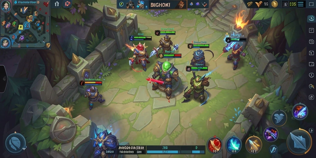 Tangkapan layar gameplay BIGHOKI yang mendebarkan dan penuh aksi.