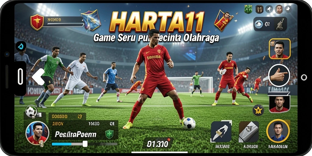 Tampilan gameplay HARTA11 yang dinamis dan kompetitif.