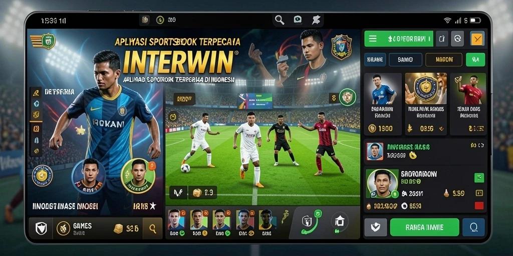 Tampilan gameplay Sportsbook INTERWIN yang menarik dan menarik.