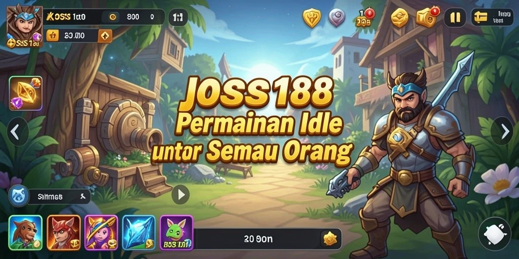 Gameplay Idle JOSS188 yang menarik dan penuh warna.