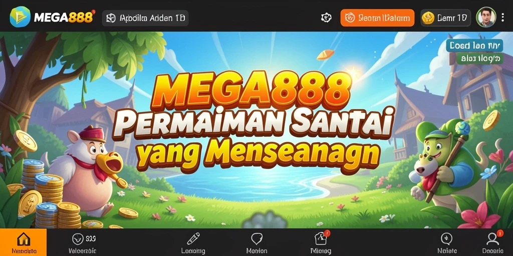 Tampilan gameplay MEGA888 yang menyenangkan dan menghibur.
