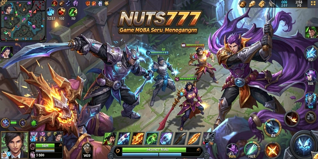 Tampilan gameplay menegangkan di NUTS777 dengan aksi seru.