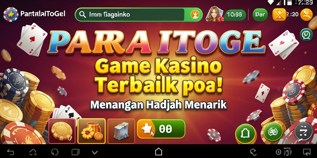 Screenshot utama PARTAITOGEL menampilkan gameplay Kasino yang mengasyikkan.