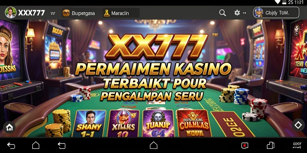 Tampilan gameplay XXX777 yang seru dan mengasyikkan.